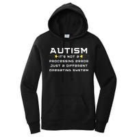 Autism It's not a processing error Women's Pullover Hoodie
