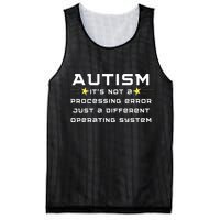 Autism It's not a processing error Mesh Reversible Basketball Jersey Tank