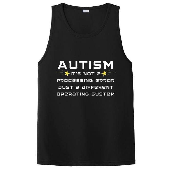 Autism It's not a processing error PosiCharge Competitor Tank