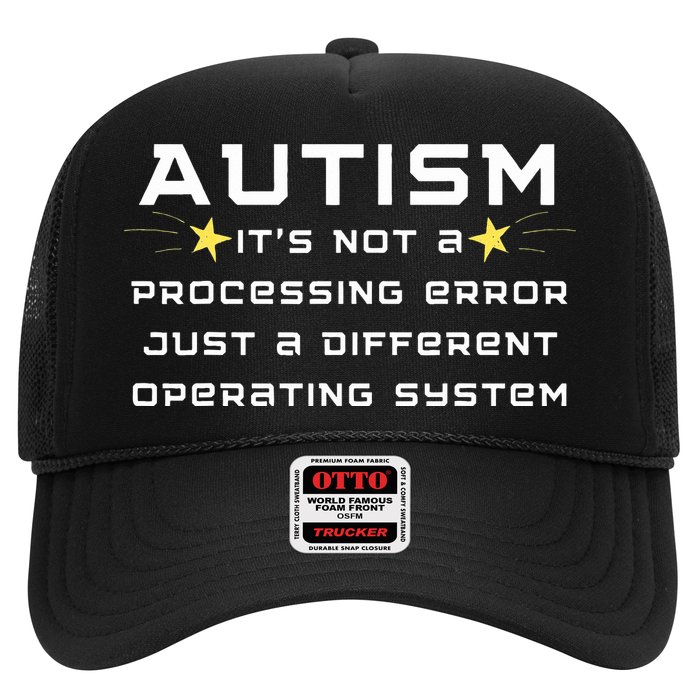 Autism It's not a processing error Trucker Hat