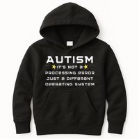 Autism It's not a processing error Kids Hoodie