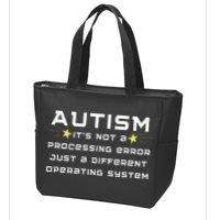 Autism It's not a processing error Zip Tote Bag