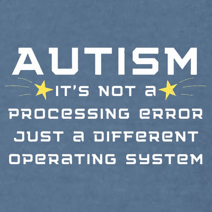 Autism It's not a processing error Garment-Dyed Sweatshirt