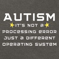 Autism It's not a processing error Cotton Canvas Backpack