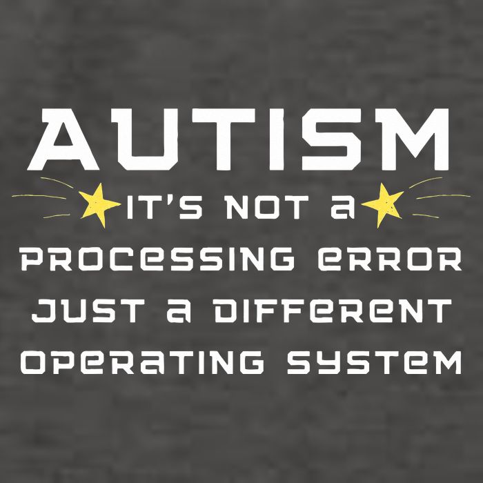 Autism It's not a processing error Vector Backpack