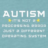 Autism It's not a processing error Sueded Cloud Jersey T-Shirt