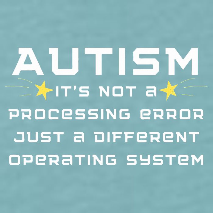 Autism It's not a processing error Sueded Cloud Jersey T-Shirt