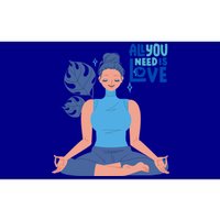 All I Need And You Need Is Love Yoga And A Dog Gift Bumper Sticker