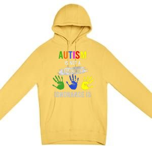 Autism Is Not A Tragedy Ignorance Is Funny Autism Premium Pullover Hoodie