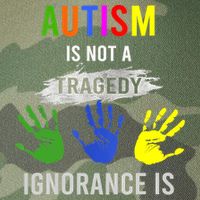 Autism Is Not A Tragedy Ignorance Is Funny Autism Legacy Tie Dye Trucker Hat
