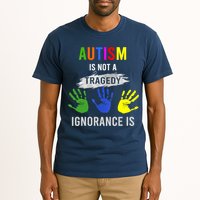 Autism Is Not A Tragedy Ignorance Is Funny Autism Tall T-Shirt