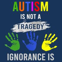 Autism Is Not A Tragedy Ignorance Is Funny Autism Sustainable Bucket Hat