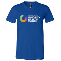 April Is National Minority Health Month Cute Gift V-Neck T-Shirt