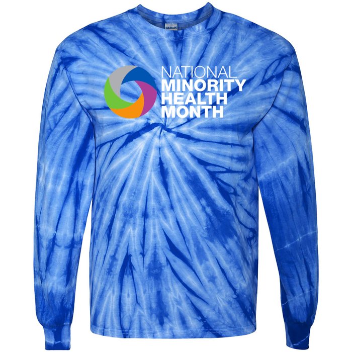 April Is National Minority Health Month Cute Gift Tie-Dye Long Sleeve Shirt