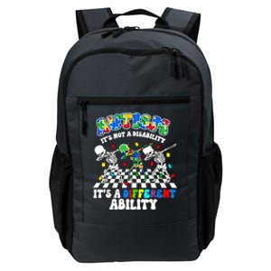 Autism ItS Not A Disability Dab Skeleton Autism Awareness Cool Gift Daily Commute Backpack