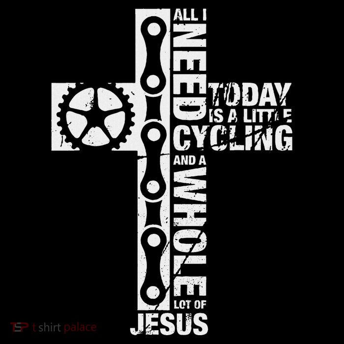 All I Need Is Cycling And Jesus Christian Religious 7-Panel Snapback Hat