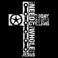 All I Need Is Cycling And Jesus Christian Religious Sustainable Beanie