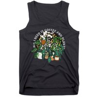 All I Need Is Coffee And Plants Skeletons Coffee Lover Tank Top