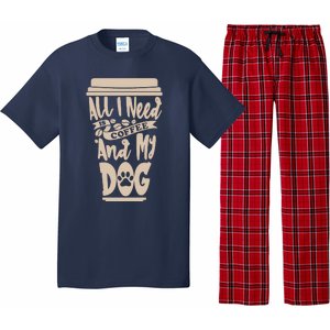 All I Need Is Coffee And My Dog, Funny Dog Owner Pajama Set