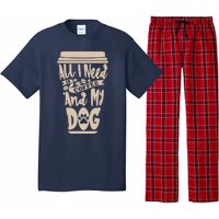 All I Need Is Coffee And My Dog, Funny Dog Owner Pajama Set