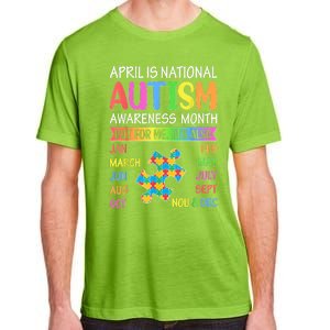 April Is National Autism Awareness Month Adult ChromaSoft Performance T-Shirt