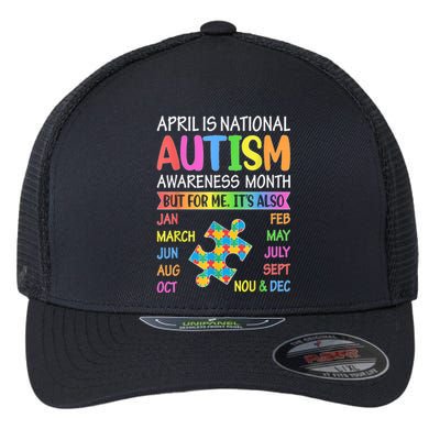 April Is National Autism Awareness Month Flexfit Unipanel Trucker Cap