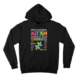 April Is National Autism Awareness Month Hoodie