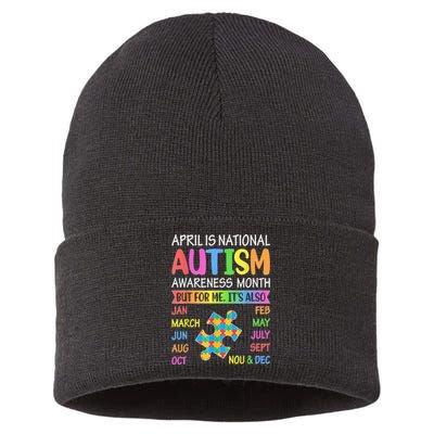 April Is National Autism Awareness Month Sustainable Knit Beanie