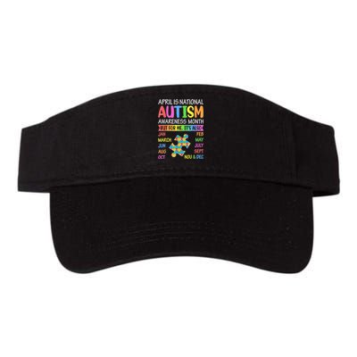 April Is National Autism Awareness Month Valucap Bio-Washed Visor