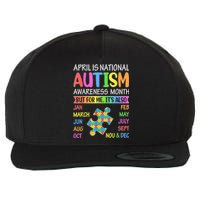 April Is National Autism Awareness Month Wool Snapback Cap