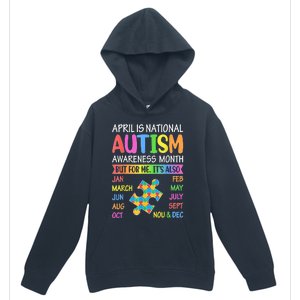 April Is National Autism Awareness Month Urban Pullover Hoodie