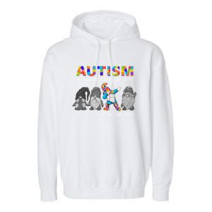 Autism It's Not A Disability It's A Different Ability Gnomes Gift Garment-Dyed Fleece Hoodie