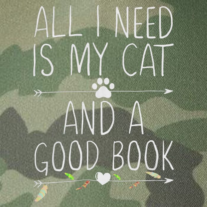 All I Need Is My Cat And A Good Book Legacy Tie Dye Trucker Hat