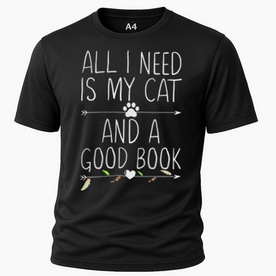 All I Need Is My Cat And A Good Book Performance Shirt