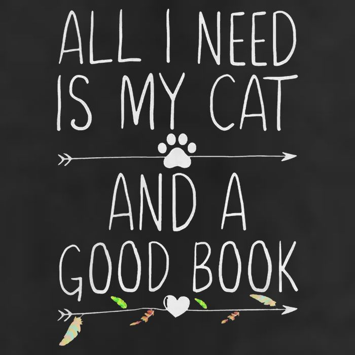 All I Need Is My Cat And A Good Book 25L Jumbo Tote
