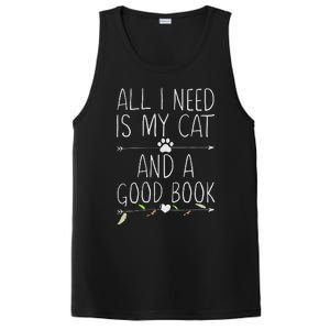 All I Need Is My Cat And A Good Book PosiCharge Competitor Tank