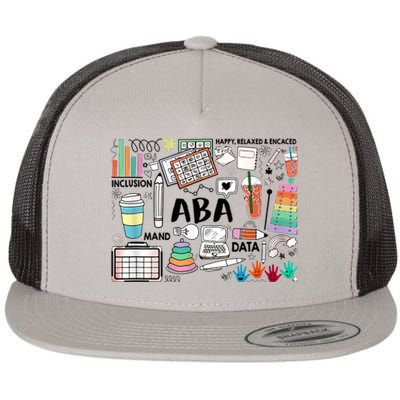 ABA Inclusion Neurodiversity Special Education SPED Flat Bill Trucker Hat