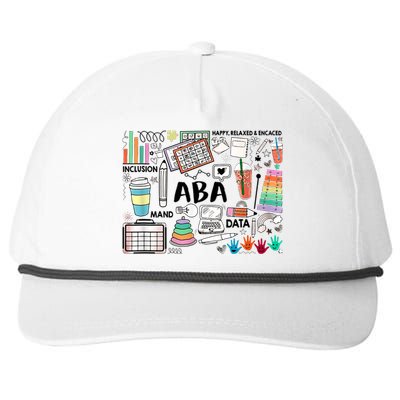 ABA Inclusion Neurodiversity Special Education SPED Snapback Five-Panel Rope Hat