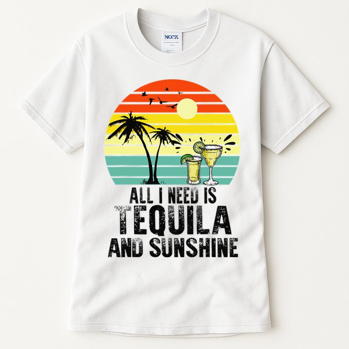 All I Need Is Tequila And Sunshine Beach Vacation Summer Tall T-Shirt
