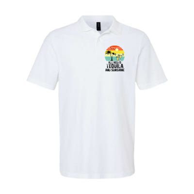 All I Need Is Tequila And Sunshine Beach Vacation Summer Polo
