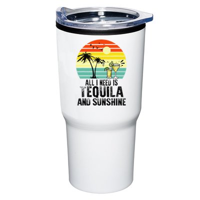 All I Need Is Tequila And Sunshine Beach Vacation Summer Tumbler
