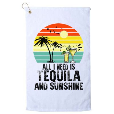 All I Need Is Tequila And Sunshine Beach Vacation Summer Golf Towel
