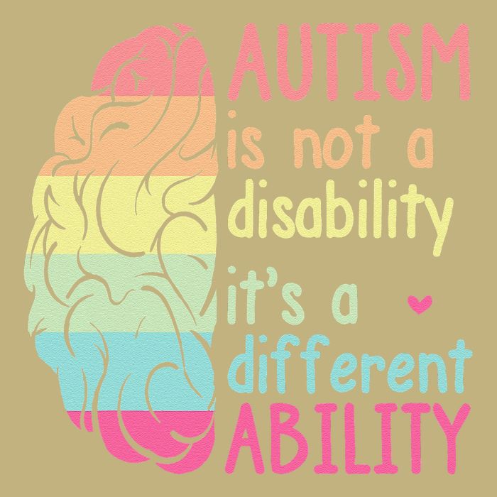 Autism Is Not A Disability ItS A Different Ability Rainbow T-Shirt