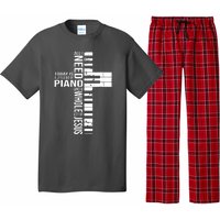 All I Need Today Is A Little Bit Of PIANO And JESUS Pajama Set