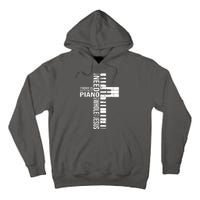 All I Need Today Is A Little Bit Of PIANO And JESUS Tall Hoodie