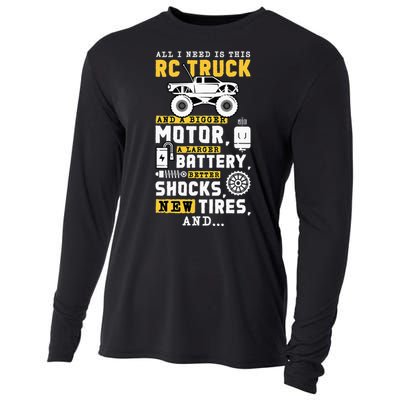 All I Need Is This RC Truck And A Bigger Motor RC Car Racing Cooling Performance Long Sleeve Crew