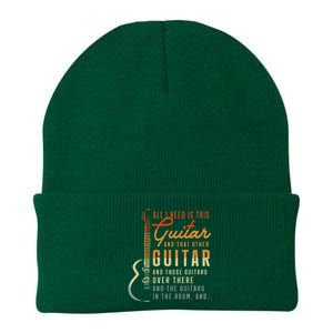 All I Need Is This Guitar Player Gifts Guitarist Music Band Knit Cap Winter Beanie