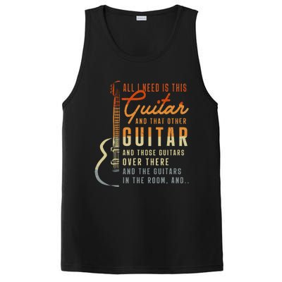 All I Need Is This Guitar Player Gifts Guitarist Music Band PosiCharge Competitor Tank