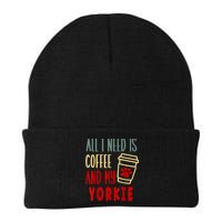 ALL I NEED IS COFFEE AND MY YORKIE Beanie