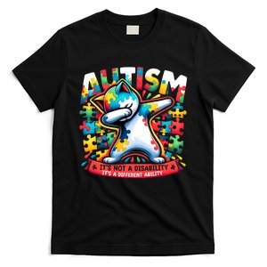 Autism ItS Not A Disability ItS A Different Ability Puzzle T-Shirt